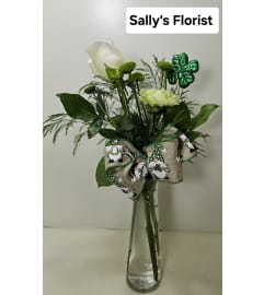 TRIPLE A'S ST. PATRICKS LUCKY CHARM. An arrangement by Triple A Florist.