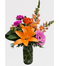 Sunshine and Smiles Kind of Day. An arrangement by Harriet's Flower and Gift Shop.