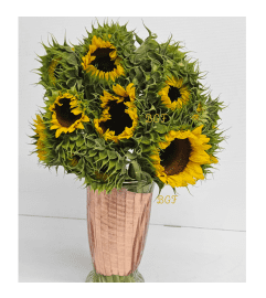 Unique Sunflowers Paradise. An arrangement by Brickell Exclusive Blooms.