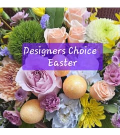 Designers choice for Easter. An arrangement by Flower Trends Florists.