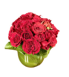 IntiRed- pure red.. An arrangement by Inti-Raymi Flowers.