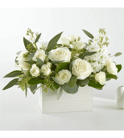 Sentimental In White. An arrangement by Anthurium Gardens Florist.