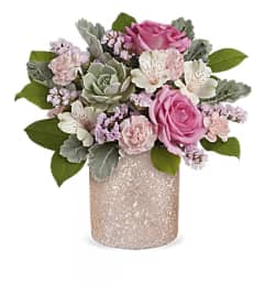 Teleflora's Shimmering Oasis Bouquet. An arrangement by Michael's Flowers.