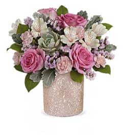 Teleflora's Shimmering Oasis Bouquet. An arrangement by Michael's Flowers.