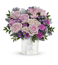 Teleflora's Alluring Mosaic Bouquet. An arrangement by Michael's Flowers.