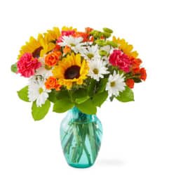 Sun-Drenched Blooms. An arrangement by Fendley Florists.