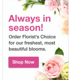 Always in Season. An arrangement by The Flower Boutique.