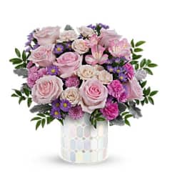 Alluring Mosaic Bouquet. An arrangement by Serrano Flowers.
