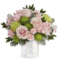 Pretty Pop Bouquet (Teleflora). An arrangement by North Liberty Flower Shop.