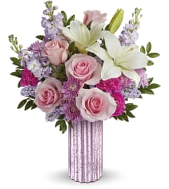 Sparkling Delight - Teleflora. An arrangement by Sueppel's Flowers. Sparkling Delight - Teleflora. An arrangement by Sueppel's Flowers.