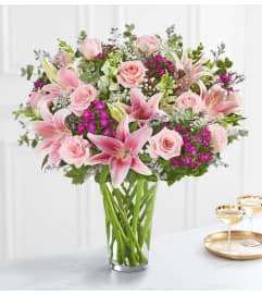 Sweet Pink and Unique. An arrangement by Brickell Exclusive Blooms.