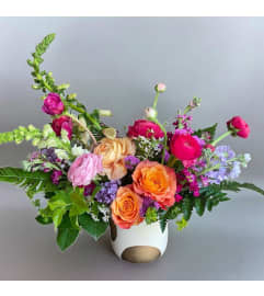 Up Up and Away. An arrangement by Vanessa's Flower Shop.
