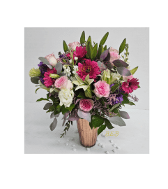 Elegant Pastel Unique. An arrangement by Brickell Exclusive Blooms.