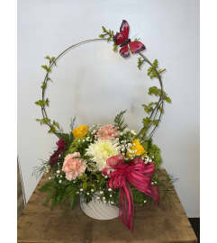 Boho Garden. An arrangement by Flowers By Gerry.