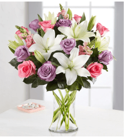 Beautiful Garden of Joy. An arrangement by Brickell Exclusive Blooms.
