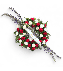 Valour Memorial Wreath. An arrangement by Appleblossoms.