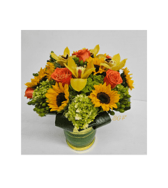 Vibrant Orange Colors. An arrangement by Aventura Glamour Flowers. Vibrant Orange Colors. An arrangement by Aventura Glamour Flowers.