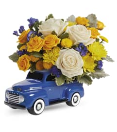 Dreaming of Ford Bouquet. An arrangement by North Liberty Flower Shop.