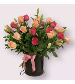 Leyla Arrangement. An arrangement by Charming Blooms.