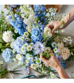 Bespoke Baby Bliss- Baby Boy!. An arrangement by Lovingly Charlotte.