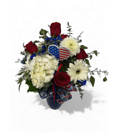 Let Freedom Ring. An arrangement by Timp Valley Floral. Let Freedom Ring. An arrangement by Timp Valley Floral.