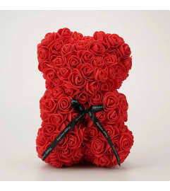 Rose Teddy Bear. An arrangement by Select Flowers.