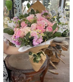 Pink Paradise Bqt. An arrangement by Rose Flowers.