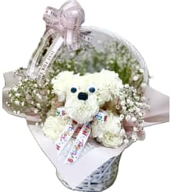 Puppy Love. An arrangement by Floral Lady Design Studio LLC.