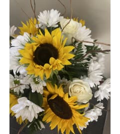 Let the sunshine in. An arrangement by KW Flowers.