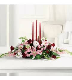 Stargazer Centre Piece. An arrangement by Marianna's Flower Island.