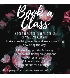 Personalized Floral Class. An arrangement by Floral Classics.