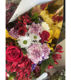 Birthday Surprise. An arrangement by KW Flowers.