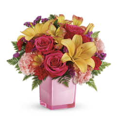 Pop Of Fun Bouquet. An arrangement by Flowers and Beyond.