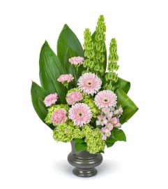 FUNERAL BASKET 02. An arrangement by Flowers and Beyond.