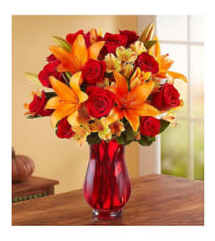 Elegant Autumn. An arrangement by Palmetto Gardens Florist.