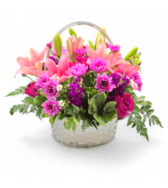Warm Embrace Sympathy Basket. An arrangement by Appleblossoms.