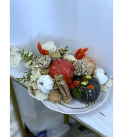 Thankful for You Dried Centerpiece. An arrangement by Roma James Gifts.