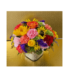 Sweet Full Color. An arrangement by Brickell Exclusive Blooms.