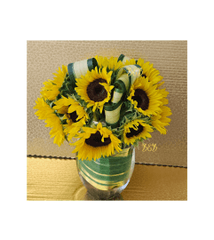 Endless Sunfowers Summer. An arrangement by Brickell Exclusive Blooms.