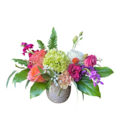 Infinite Joy. An arrangement by Vanessa's Flower Shop.