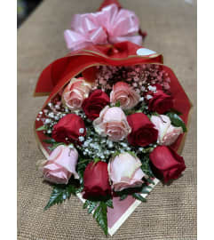 Blush of Love Bouquet. An arrangement by Maguni Floral Boutique and Gift Shop.