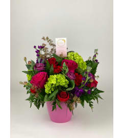 Vibrant Harmony. An arrangement by Maguni Floral Boutique and Gift Shop.