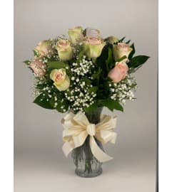 Blushing Rose Whisper. An arrangement by Maguni Floral Boutique and Gift Shop.