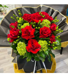 Passionate Rose Garden. An arrangement by Lake Eola Florist.