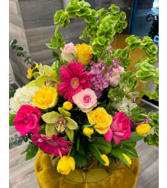 Springtime Radiance Bouquet. An arrangement by Lake Eola Florist.