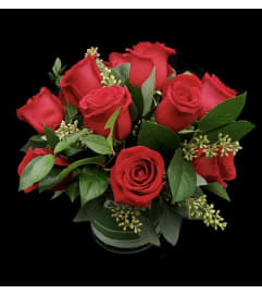 I'D LOVE A DOZEN ROSES. An arrangement by Hours of Flowers.