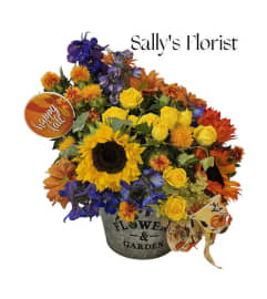 Sally's Autumn Harvest Healing. An arrangement by Triple A Florist - Burnaby.