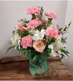 Gentle Grace Blooms. An arrangement by Zaisers Florist and Greenhouse.