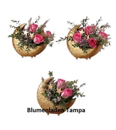 Love You To The Moon And Back. An arrangement by Blumenladen Tampa Flower Shop.