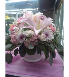 Enchanted Pink Bliss. An arrangement by Howard Beach Florist. Enchanted Pink Bliss. An arrangement by Howard Beach Florist.